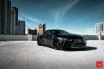 Lexus LC500 Obsidian on Vossen Wheels (HF-2) 2019 года